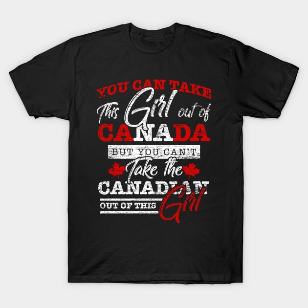 Canada Girl T-Shirt by ShirtsShirtsndmoreShirts